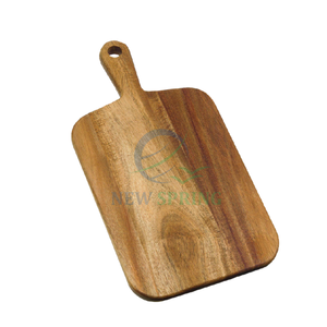 100% planche à découper rectangulaire en bois de qualité supérieure bloc à découper écologique avec poignée durable fabriqué au Vietnam - Product Image 6
