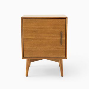 Meubles de chambre à coucher modernes en bois de cerisier pur et solide petite table de chevet nordique pour hôtels appartements directement en usine - Product Image 1