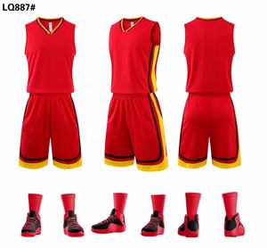 Uniforme de ropa de baloncesto bordado personalizado para hombres, camisetas de baloncesto Retro, jersey de sublimación de secado rápido transpirable de malla - Product Image 3