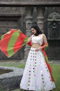 Navratri Special Lehenga Choli Mirror Work Collections Pour Femmes Indian Traditionsl Lehenga Choli - Product Image 2