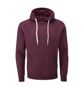 Sweat-shirts à capuche personnalisés avec logo imprimé, avec poche, manches longues, couleur unie, sweat-shirts à capuche grande taille pour hommes - Product Image 1