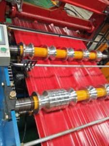 제조 컬러 스틸 루핑 시트 기어 및 베어링 380V 금속 만들기 기계 - Product Image 2