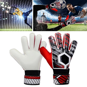 ถุงมือผู้รักษาประตูฟุตบอลคุณภาพสูง ระบายอากาศได้ดี น้ำหนักเบา สำหรับผู้ใหญ่ ดีไซน์ใหม่ พร้อมนิ้วทำจากหนังลาเท็กซ์ สำหรับใช้งานกลางแจ้ง - Product Image 6