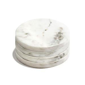 Sous-verres de thé en marbre de forme carrée de qualité durable marbre avec sous-verres décoratifs en bois de conception simple à un prix abordable - Product Image 2