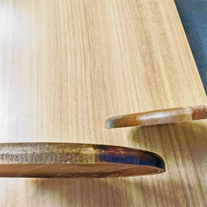 Ensemble d'assiettes à dîner en bois, échantillon gratuit, assiettes à dîner en bois modernes de haute qualité, cadeau d'affaires - Product Image 3