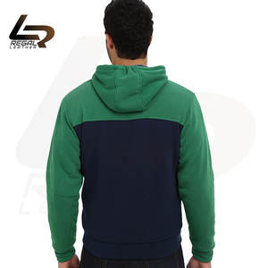 Regal Leather Men's Casual Green and Blue Hoodie 350 + GSM 100% Cotton Impermeable Característica - Product Image 4