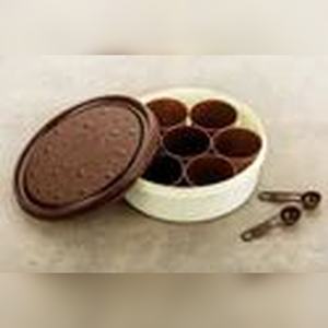 Boîte à épices ronde en plastique avec 7 compartiments et cuillère, capacité de 75 ml, ensemble de rangement pour épices ProSpice pour l'organisation de la cuisine - Product Image 4