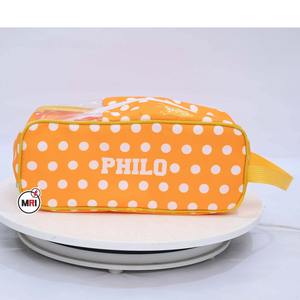 Bolsa de nailon con lunares de lujo informal al por mayor, bolsa de maquillaje con aislamiento térmico para pícnics y aventuras al aire libre - Product Image 1