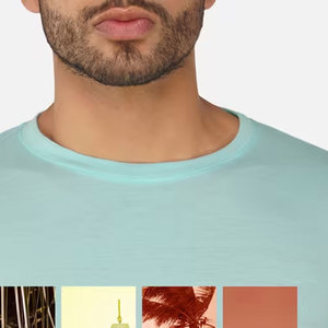 T-shirts pour hommes à manches courtes de haute qualité en coton 100% fabriqués par Ringer, en vente en ligne, t-shirts pour hommes personnalisés - Product Image 5