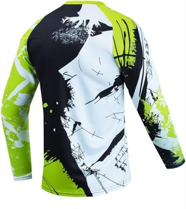 Maillot de motocross à la mode léger à manches longues équipement de sport de course chemise de performance en polyester confortable pour adultes - Product Image 6