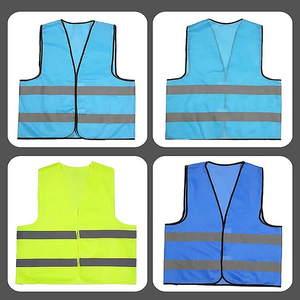 เสื้อกั๊กนิรภัยแบบมีซิปปรับแต่งได้ สำหรับงานอุตสาหกรรม กันน้ำ สะท้อนแสง ป้องกันลม มาตรฐาน ANSI Class 1 พร้อมไฟ LED สำหรับความปลอดภัยบนท้องถนน - Product Image 6