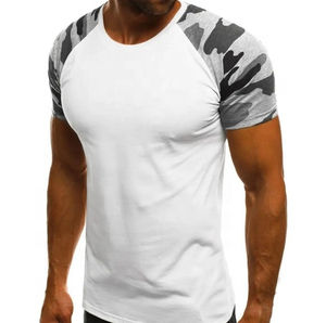 Camiseta Personalizada de Microfibra para Hombre, Talla Grande, Camisetas de Algodón Lisas, Hombros Caídos, para Gimnasio, Entrenamiento, Personalizable, Talla Grande - Product Image 1