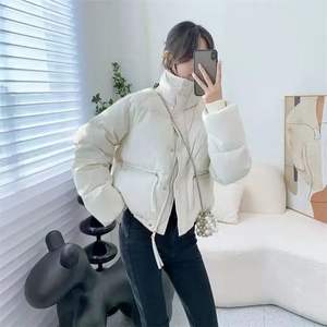Women's Plus Size Winter Puffer Jacket Customised Medium Long Cotton Breathable Thicken Outer Wool Fleece <b>Dye</b> Wholesale New - Product Image 4