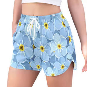 Pantalones cortos de playa para mujer Pantalones cortos casuales con cordón de verano de secado rápido para nadar o viajar - Product Image 4