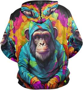 Sudadera con capucha de fabricación OEM 280 GSM Mejor precio Sublimación Sudadera con capucha Sudaderas con capucha personalizadas Fabricación al por mayor Precio bajo - Product Image 5