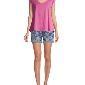 Shorts de Mezclilla para Mujer de Alta Calidad, Secado Rápido, Transpirables, con Estampado Completo, Estilo Urbano - Product Image 4