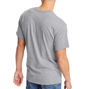 Camisetas Casuales de Algodón para Hombre, Cuello Redondo, Manga Corta, Corte Regular, Transpirables, 220g, con Logotipo de Marca Personalizado al por Mayor - Product Image 3
