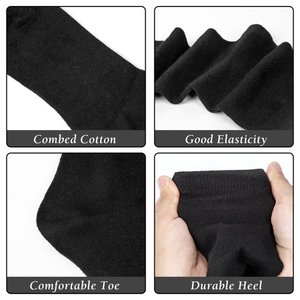 athletic <b>socks</b> <b>Men's</b> Pure Cotton <b>Socks</b> Plus Size Solid Color Casual Office Business <b>Long</b> <b>Socks</b> Breathable Soft <b>Men's</b> <b>Socks</b> - Product Image 3