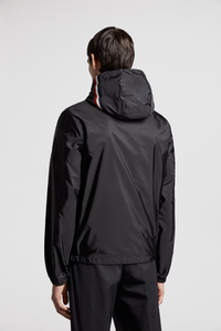 Vestes coupe-vent en toile pour hommes, logo personnalisé OEM, hiver, coupe slim, logo personnalisé sur le devant, grande taille, séchage rapide, respirantes, pour l'extérieur - Product Image 3