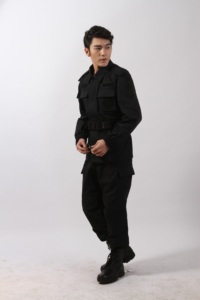 ชุดเครื่องแบบยามรักษาความปลอดภัยทางยุทธวิธีของผู้ชายชุดเสื้อผ้าแนวสตรีทแขนยาวระบายอากาศได้ดีขนาดพิเศษ - Product Image 4