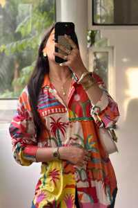 Chemisiers et hauts de qualité supérieure, aspect designer, en tissu de coton, article élégant pour le printemps et l'été, articles en solde - Product Image 4