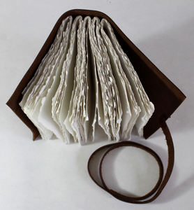 Custom Printed A5 <strong>Embossed</strong> <strong>Notebooks</strong> Recycled Genuine Leather Journals Elastic Band Hardcover <strong>Notebook</strong> Cover Personalized - Product Image 4