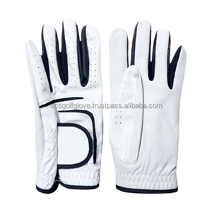 Gants de golf de sport en maille respirante de haute qualité pour hommes Logo personnalisé Mode Cyclisme Golf Véritable Cabretta en peau de mouton pour l'extérieur - Product Image 1