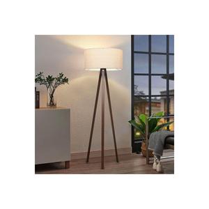 Silya gamba in legno lampada da terra color crema testiera gamba marrone
