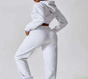 Premium Quality Custom Women's Jogging Tracksuit Solid Brown Casual Wear with <b>Long</b> <b>Tops</b> Comfort Fabric Latest <b>Summer</b> Design - Product Image 4