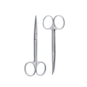 Wholesale Top Quality Professional Fine Point Straight/Curved Blunt-Sharp Stainless Steel Manual Surgical Iris Scissor - Product Image 4