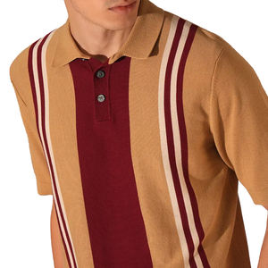 Polos de hombre de ropa informal de alta calidad para adultos Venta caliente Nuevo diseño Logotipo personalizado Polos de color sólido para hombres - Product Image 5