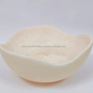 Cuenco de resina epoxi tallado a mano de forma y tamaño personalizados, cuenco de resina epoxi edesg curvo, cuenco de regalo de San Valentín de resina epoxi - Product Image 1