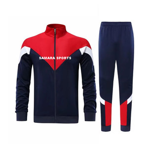 Venta al por mayor OEM chándal de alta calidad de moda Casual gimnasio chaqueta y pantalón chándal de diseño personalizado para los hombres - Product Image 5