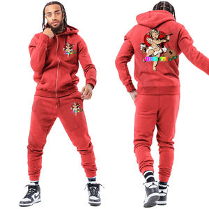 Custom logo Stacked Suits Sets Sweat Suits Men Suits Two Pieces Winter Stacked Pants Sets Hoodies Tracksuits <b>Sweatsuit</b> <b>for</b> Men - Product Image 3