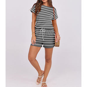 Ropa inteligente para mujer, Ideal para clima cálido, Mono de tela transpirable, conjunto de Yoga fácil de usar de algodón 100%, ropa de verano, superventas - Product Image 1