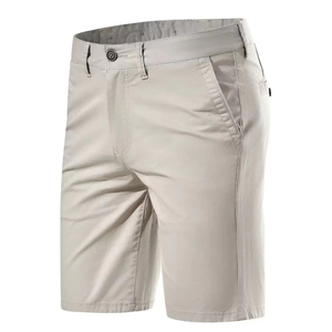 Short de course de plage à taille haute avec décoration lavée Short d'été en coton couleur terre lourde à séchage rapide - Product Image 1