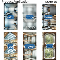 Fenêtre en verre intelligent PDLC sur mesure pour la confidentialité et la décoration des immeubles de bureaux
