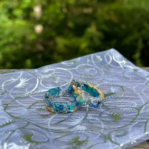 แหวนเรซิ่นอะคริลิกรูปทรงกลม แหวนทำมือ แหวนแห่งความรัก เครื่องประดับสำหรับงานปาร์ตี้ผู้หญิง ขายส่งราคาดีที่สุด - Product Image 1