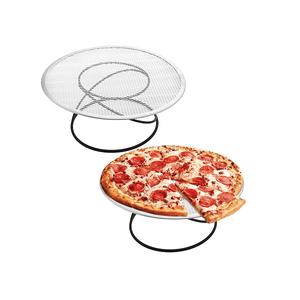 Set of 2 Iron <b>Pizza</b> Display Stand Superior Quality Black Color <b>Pizza</b> Riser Display Stand From Manufacturer In India - Product Image 1