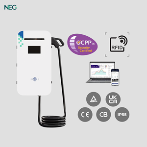 Neg ที่ชาร์จไฟ DC EV อัจฉริยะ, ที่ชาร์จไฟในรถยนต์ไฟฟ้าควบคุมด้วยแอปสำหรับที่จอดรถในบ้านและออฟฟิศต่างประเทศ - Product Image 4