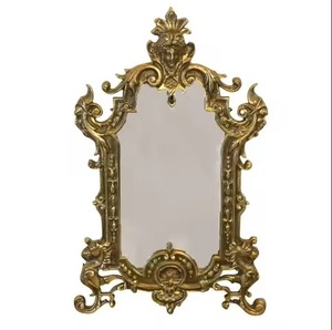 Home style wooden wall <b>mirror</b> <b>frame</b> for daily use in hallway bedroom or vanity area with solid finished and natural polish - Product Image 3
