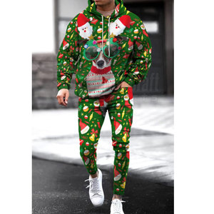 Chándales navideños de alta calidad para hombre, último diseño OEM, ropa ligera de invierno, gran oferta en tallas XXL XL, logotipo personalizable - Product Image 3