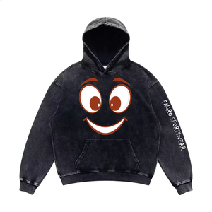 Boxy Sweat à capuche en coton pour hommes Haute qualité 500 GSM Broderie imprimée chaude et personnalisée disponible en gros OEM Impex - Product Image 2
