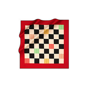 Luxury 100% <b>Silk</b> Printed Scarf-Leopard & Polka Dot Design Spring Summer Party Accessory - Product Image 1