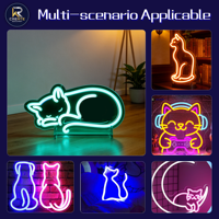 Enseignes néon LED personnalisées - Lumières néon murales personnalisées pour voiture, maison, mariage et fêtes |   Matériau acrylique imperméable IP65