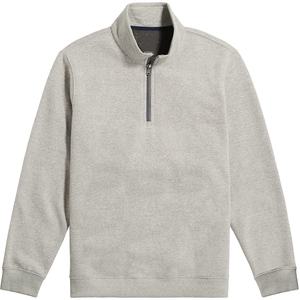 OEM Custom Drop Shoulder Lightweight Blank Garment Dyed 3D Pattern Oversized Pullover <b>Half</b> <b>Zip</b> Sweatshirt <b>Jumper</b> for <b>Men</b> - Product Image 1