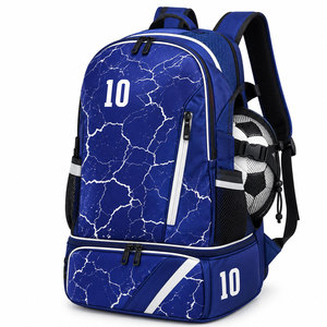 Sac à dos de football en nylon grande capacité, sac de football, rangement pour ballon, compartiment pour chaussures, bretelles réglables, haute qualité, 50-70L - Product Image 1