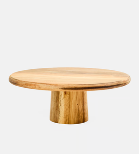 Wooden Fruit Snack Stand Tray Round Wooden Cake Stand Decoration party kitchenware <b>Used</b> - Product Image 5