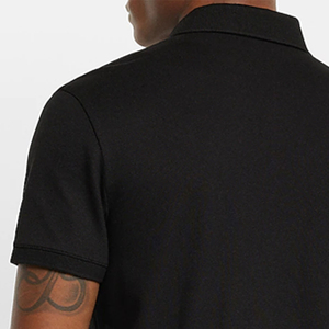 Polos surdimensionnés pour hommes en toile de coton spandex solide avec logo brodé sur mesure Séchage rapide Formel Original Golf - Product Image 5