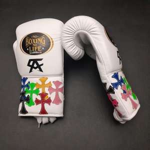Guantes de Boxeo Personalizados Estilo No Boxing No Life, Hechos con Cuero Genuino de Vaca, Guantes de Sparring - Product Image 2